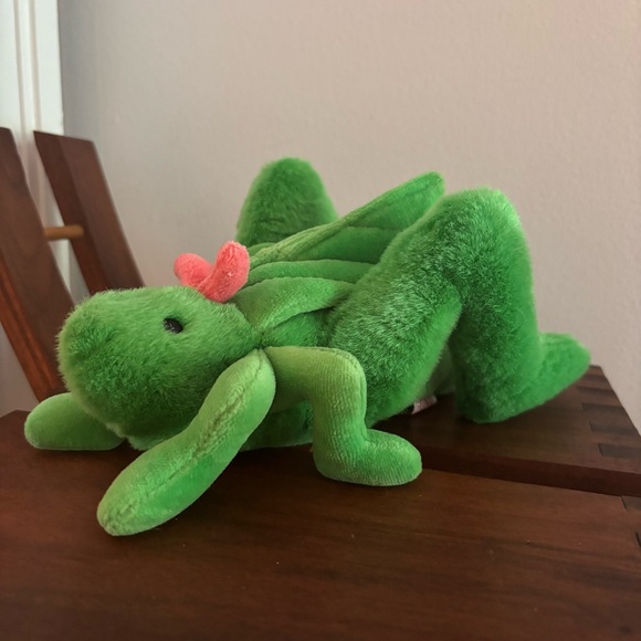 Vintage Gund Hugabug Grasshopper  8"  Plush Stuffed Toy 1989 Lovie Bug Stuffie - Picture 1 of 6
